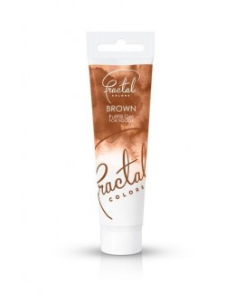 gél állagú ételfesték Fractal Brown Brown, barna 30 g
