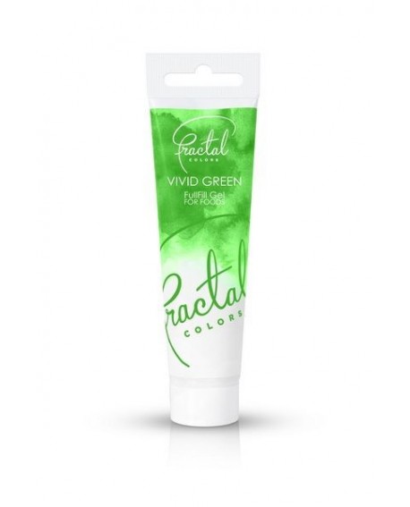 гелевий харчовий барвник Fractal green зелений 30 g