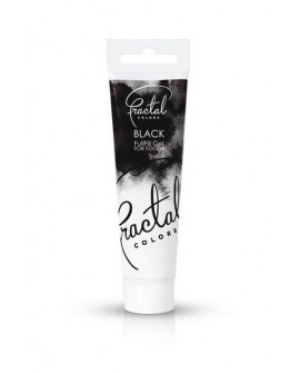 gélové potravinárske farbivo Fractal Black, čierna 30 g