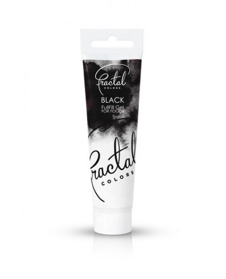 гелевий харчовий барвник Fractal Black, чорний 30 g