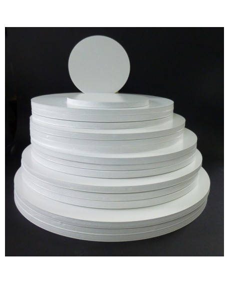 Podkład pod tort APrint 10 mm Biały 24 cm