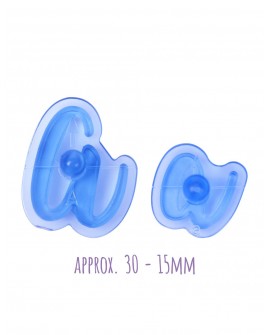 Alfabet PME FUN 30 mm - wersja 1 Litery Znaczniki Napisy Stemple Stempelki