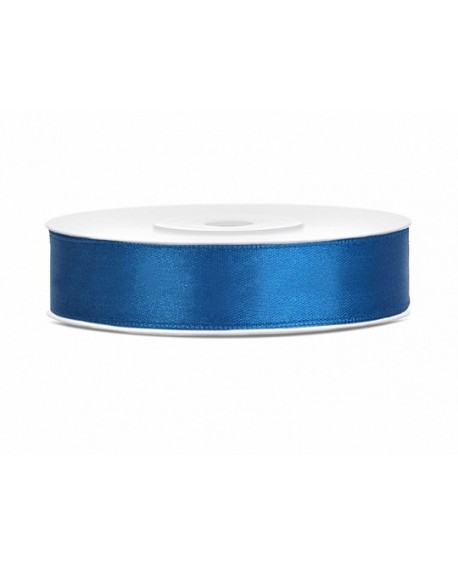 Satinband 12mm BLAU 25m