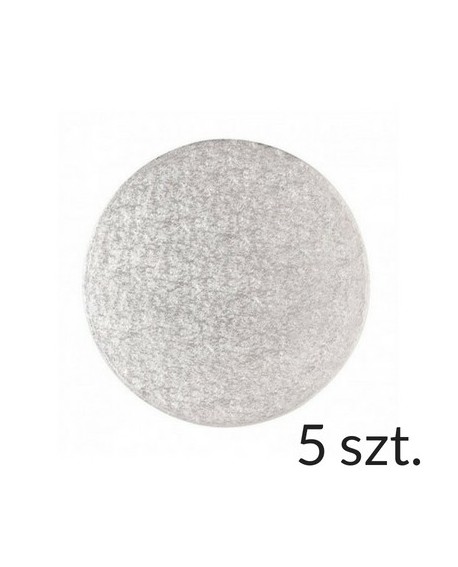 pevná podložka pod tortu 3 mm 20 cm 5 ks