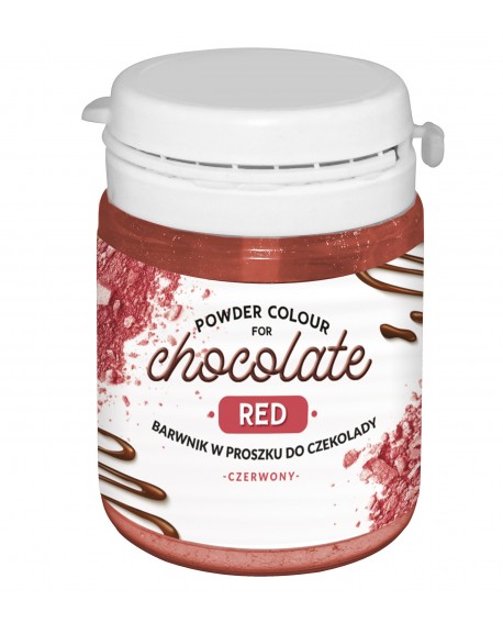 Chocolate colouring RED 20g FC for fatty masses