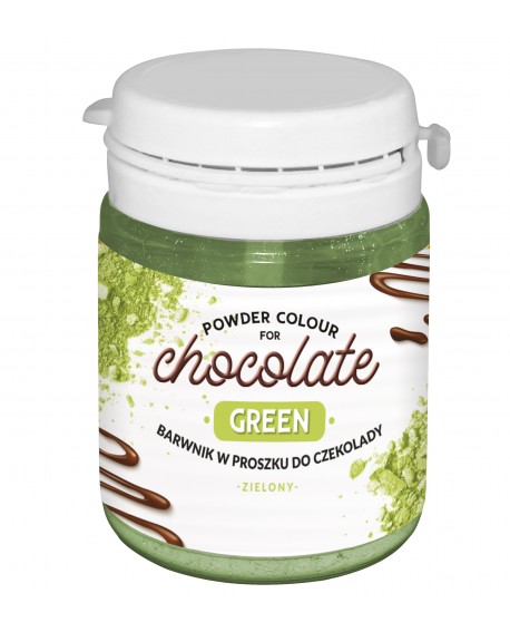 Chocolate colouring GREEN 20g FC for fatty masses