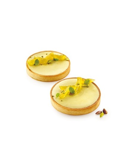 Rant perforowany do tarty Silikomart, 10 cm, 4 szt.