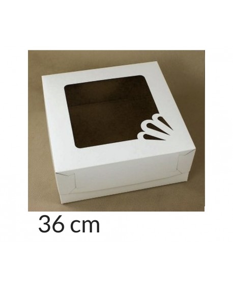 Opakowanie 36x36x15 cm Białe pudełko