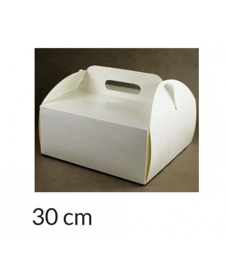 Basket box 30x30x12 cm white box