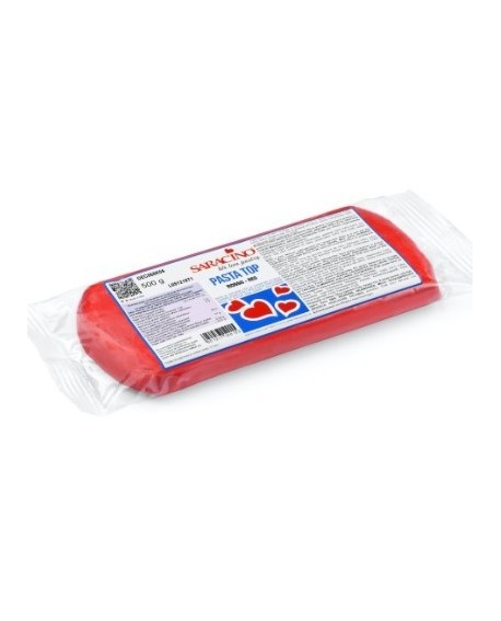 TOP Saracino Rot 500 g Zuckerpaste zum Einwickeln