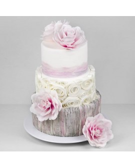 FLOWER FROM BIRDS Rose Pink 12 cm schattiert