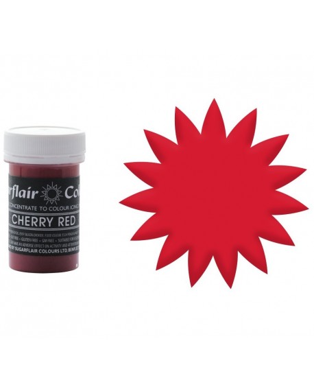 Lebensmittelfarbe,Gel Sugarflair rot, Cherry Red