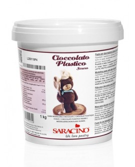 Czekolada plastyczna CIEMNA 1 kg Saracino