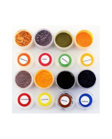 Food Colours natural food colour set - 8 pcs