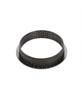 Rant perforowany do tarty Silikomart, 12 cm, 4 szt.