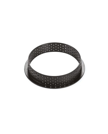 Rant perforowany do tarty Silikomart, 12 cm, 4 szt.