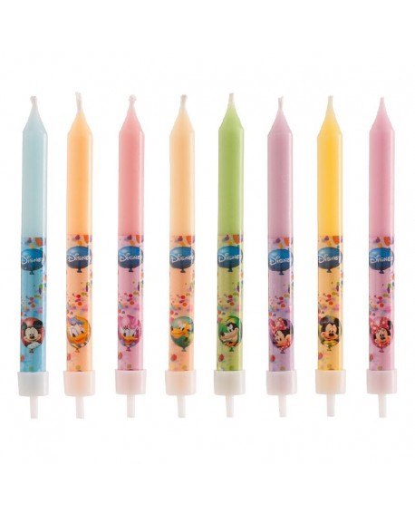 Świeczki urodzinowe DeKora Mickey i Przyjaciele, 8 szt.
