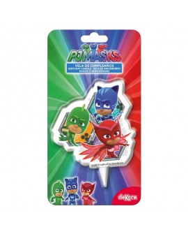 Świeczka urodzinowa 2D DeKora Pidżamersi