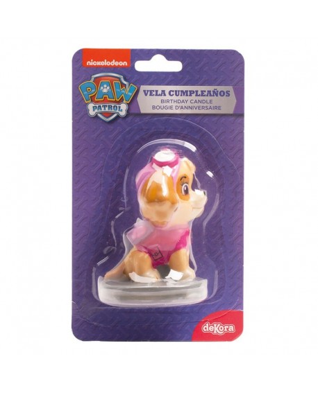 Świeczka urodzinowa 3D DeKora Skye, Psi Patrol
