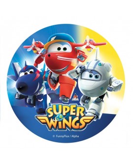 Opłatek na tort 20 cm SUPER WINGS Opłatek na tort 20 cm SUPER WINGS