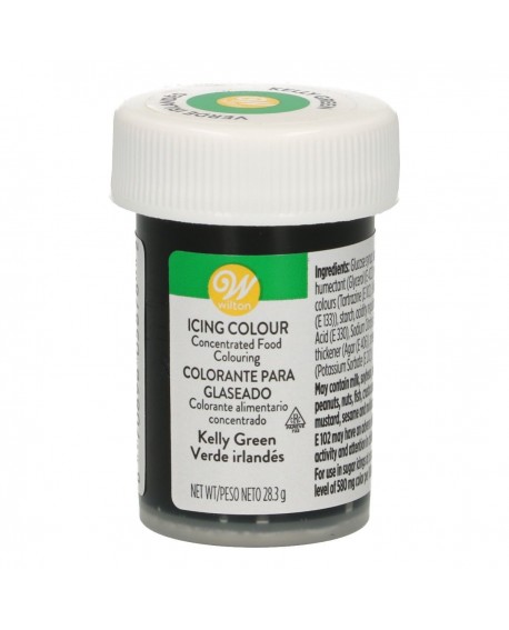 Wilton Kelly Green Dunkelgrün Gel-Farbe