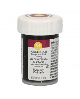 Wilton Burgundy Bordeaux Gel Dye