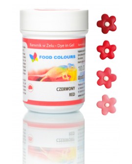Barwnik w żelu Food Colours CZERWONY