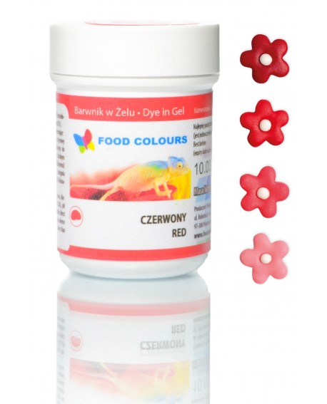 гелевий харчовий барвник Food Colours CZERWONY