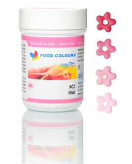 Food Colours gel food colour pink