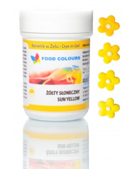 Barwnik w żelu Food Colours ŻÓŁTY SŁONECZNY