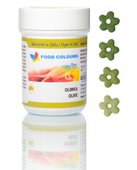 Food Colours Gel Dye Olive Green