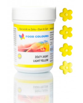 Barwnik w żelu Food Colours ŻÓŁTY JASNY