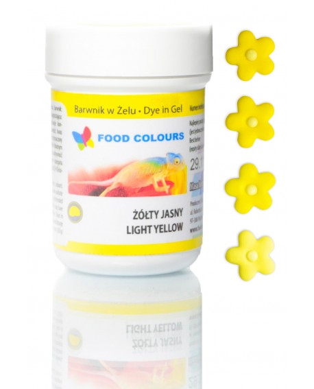 Potravinářské barvivo gelové Food Colours ŽLUTÝ JASNY
