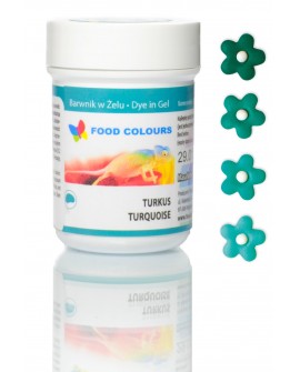 Food colouring gel Food Colours TURQUOISE