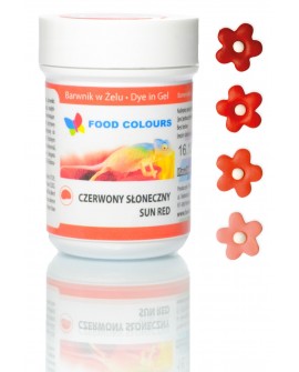 Lebensmittelfarben Gel-Farbstoff Sunshine Red