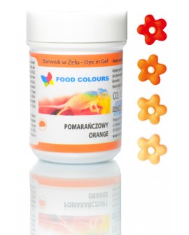 Food Colours Gel Dye Orange