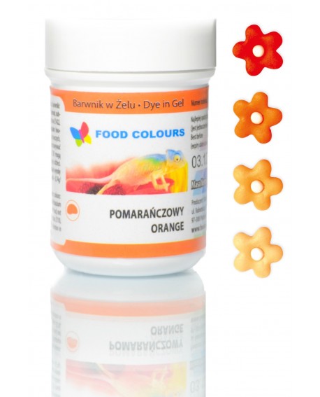 гелевий харчовий барвник Food Colours ПОМАРАНЧЕВИЙ