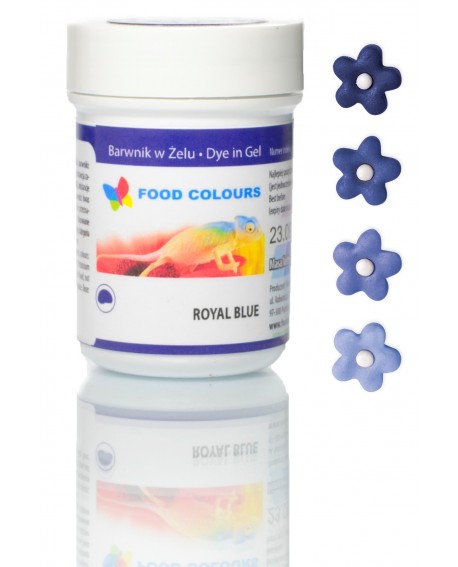 gélové potravinárske farbivo Food Colours kráľovská modrá 35 g