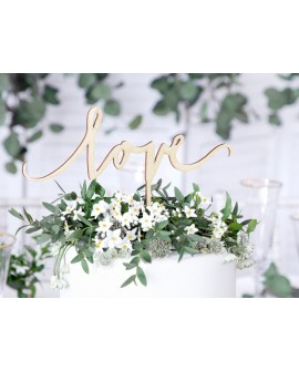 Topper LOVE - CZARNY Ozdoba na tort Topper LOVE - CZARNY Ozdoba na tort