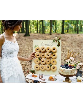 Topper LOVE - DREWNIANY Ozdoba na tort