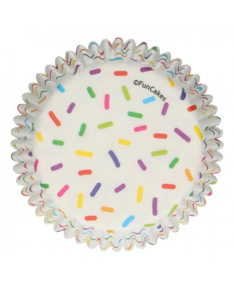 Papilotki Wilton 75 szt CZERWONE W KROPKI