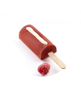 Silikonform ICE CREAM MINI CHIC 4 Mulden Silikomart + Stiele