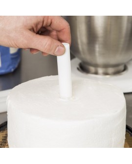 Wsporniki rurki PME do tortów piętrowych, 2 x 30 cm, 4 szt.