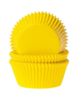 Papilotki House of Marie, Żółte, 50 szt.