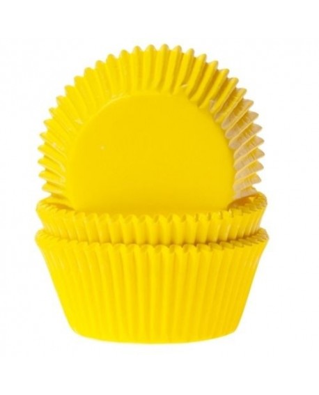 Papilotki House of Marie, Żółte, 50 szt.