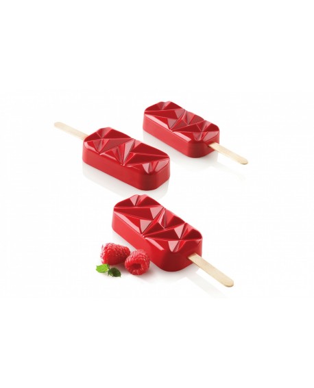 Forma silikonowa Silikomart Shock do lodów, 6 gniazd