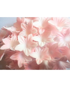 KWIATY Z OPŁATKA RÓŻOWE MINI 400 szt. waflowe