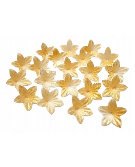 MINI GOLDENE WAFERBLUMEN 50 Waffelstück.