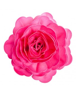 Oblátkový kvet ruža fuchsia 12 cm