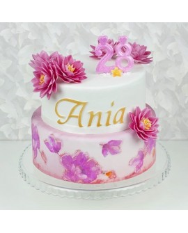 KWIATY Z OPŁATKA STORCZYK BIAŁY 10 szt. waflowe